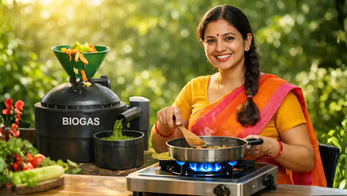 रोज का किचन कचरा देगा फ्री गैस 2026 में घर पर Domestic Biogas Plant लगाएं और पाएं ₹65000 तक की सब्सिडी