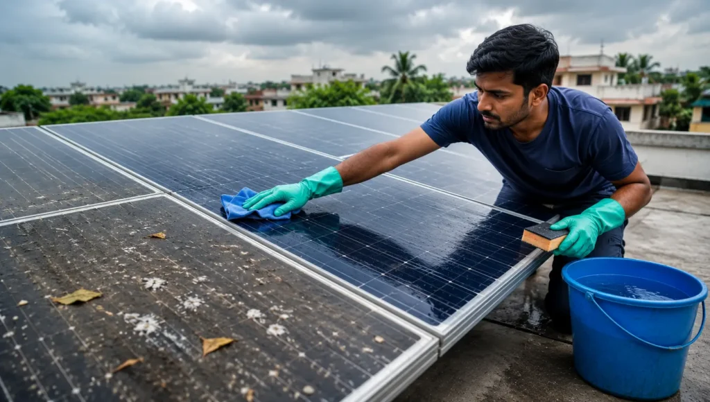 Correct Way to Clean Solar Panels