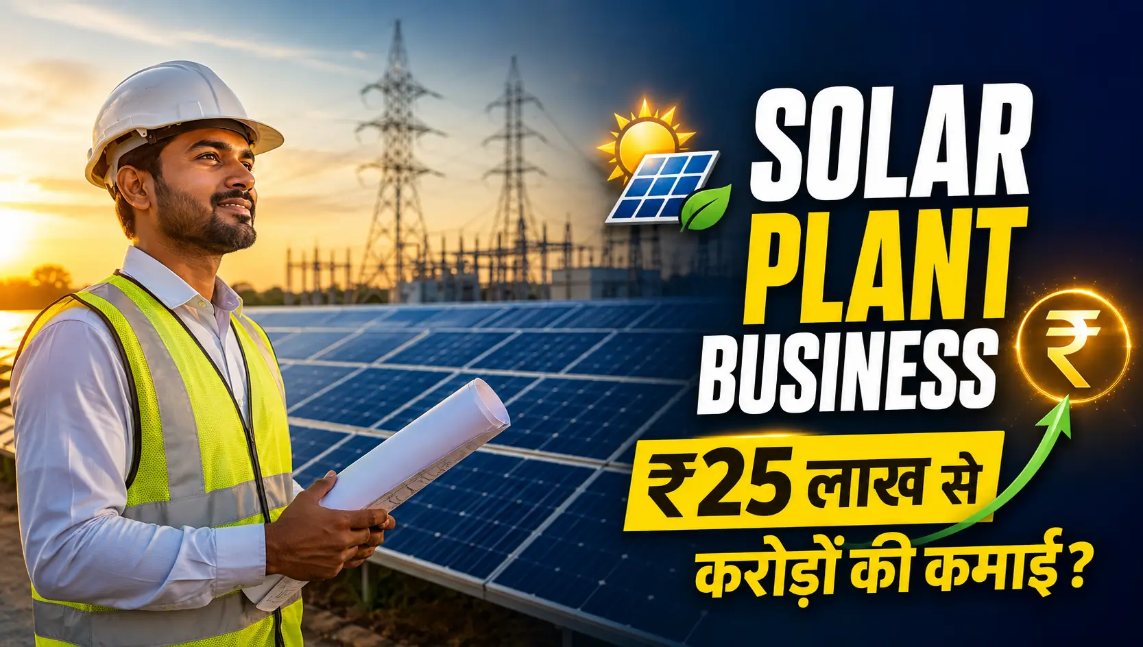 सोलर प्लांट बिजनेस कैसे शुरू करें? लागत, निवेश, कमाई, लाइसेंस और पूरी जानकारी
